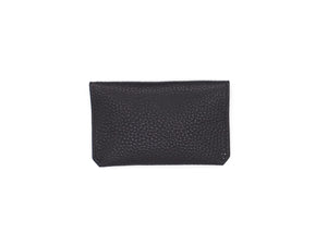 Bodega- Envelope Wallet In Pebbled Black