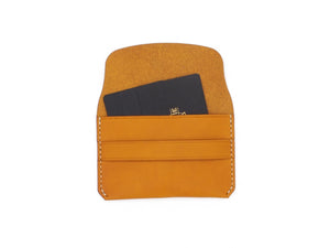 Bodega- Envelope Wallet In Mustard Buttero