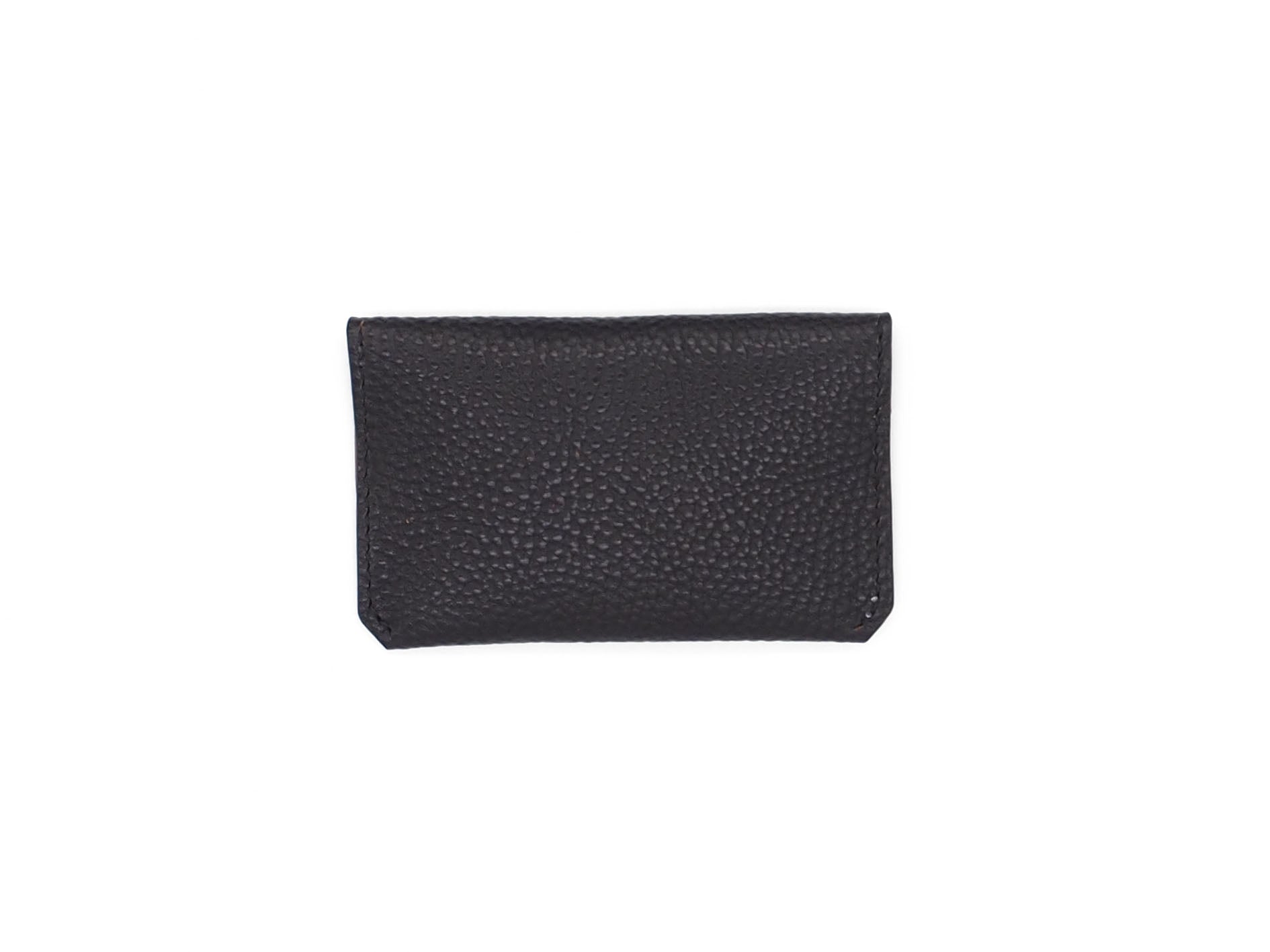 Bodega- Envelope Wallet In Pebbled Black