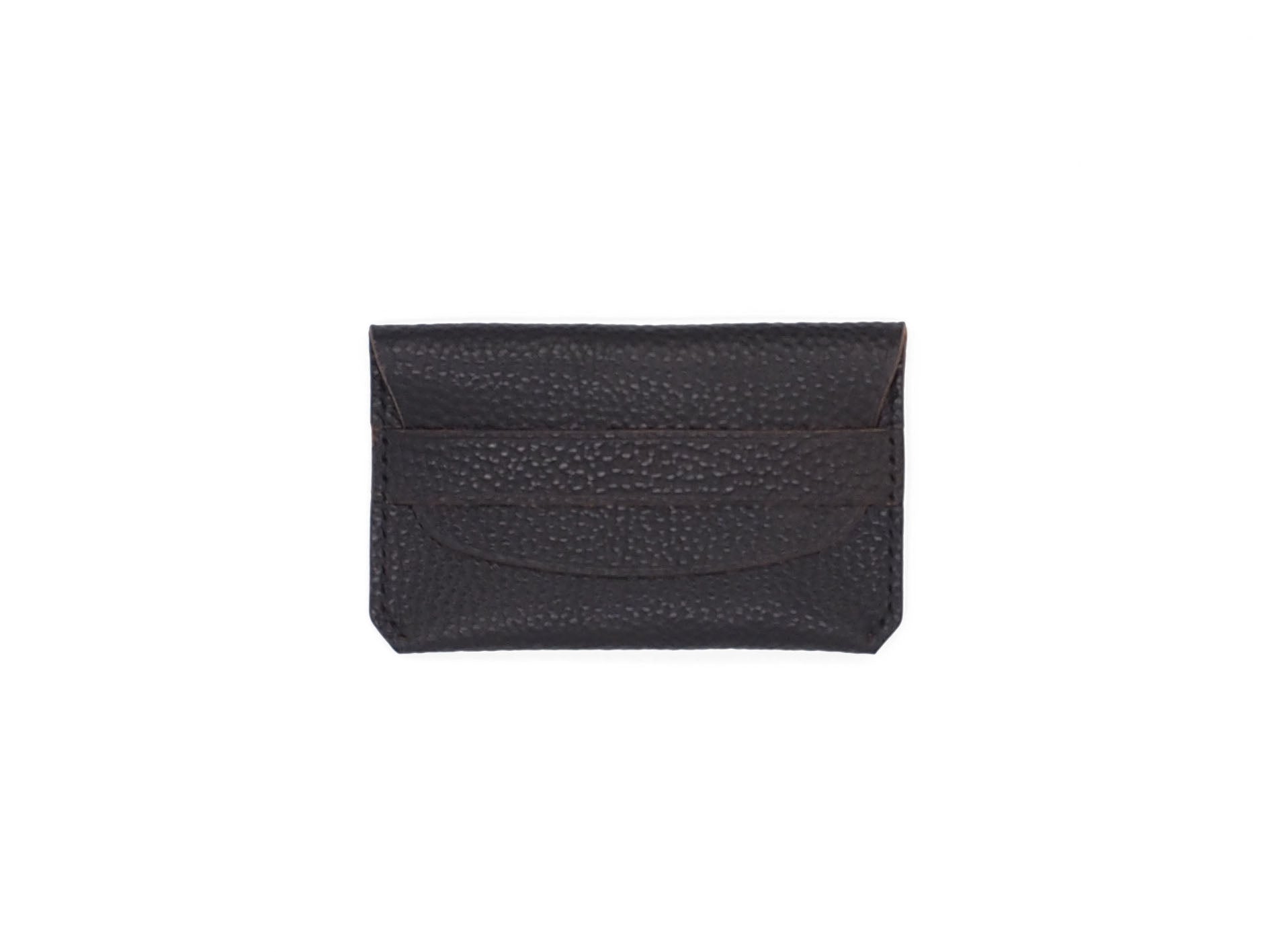 Bodega- Envelope Wallet In Pebbled Black
