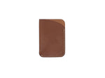 Leeway - Card Sleeve in Pebbled Brown
