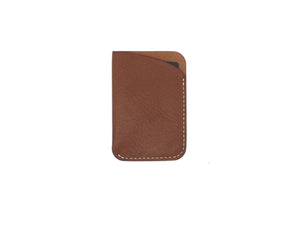 Leeway - Card Sleeve in Pebbled Brown