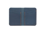 Royale - Compact Bi-fold In Blue Buttero