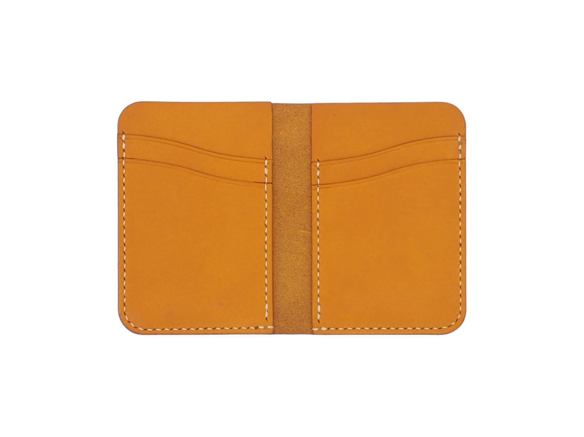 Royale - Compact Bi-fold In Mustard Buttero