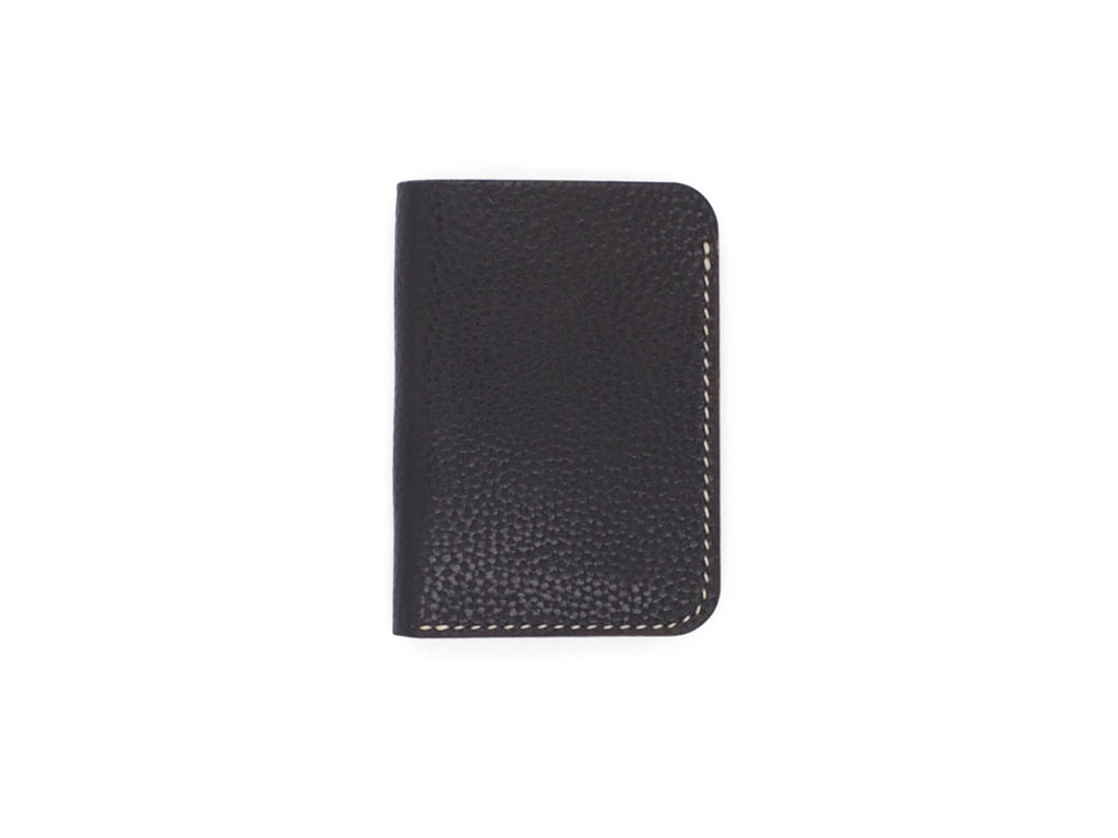 Royale - Compact Bi-fold In Pebbled Black