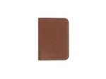 Royale - Compact Bi-fold In Pebbled Brown