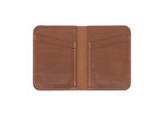 Royale - Compact Bi-fold In Pebbled Brown