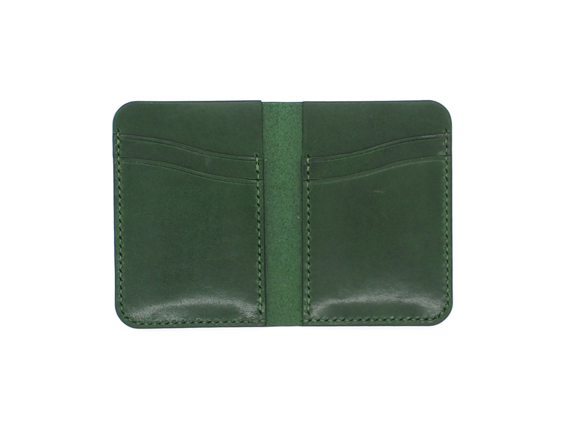 Royale - Compact Bi-fold In Testi Pearl Green