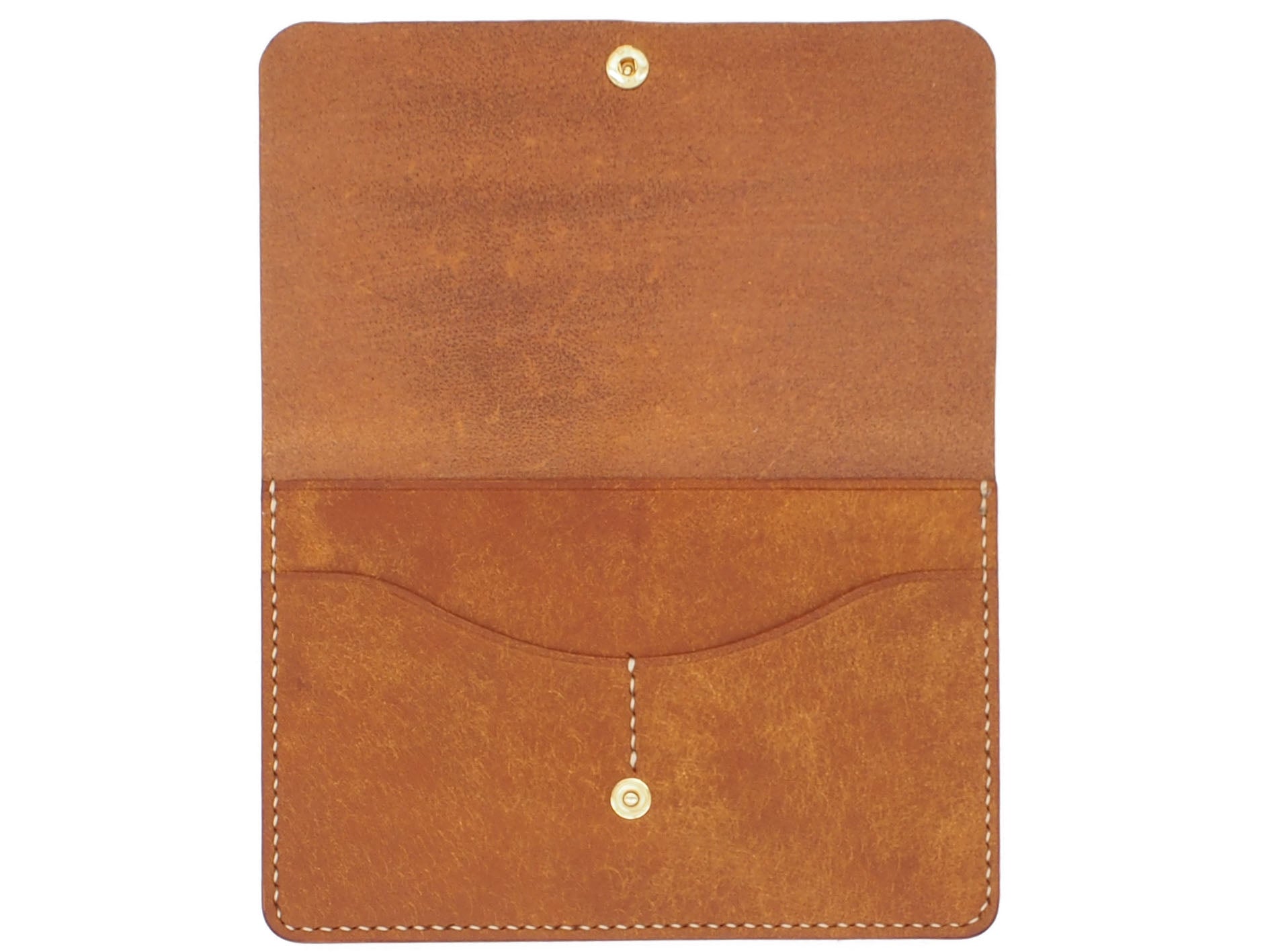 Wanderlust - Snap Passport Wallet In Cognac Pueblo