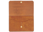 Wanderlust - Snap Passport Wallet In Cognac Pueblo