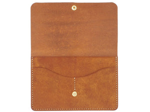 Wanderlust - Snap Passport Wallet In Cognac Pueblo