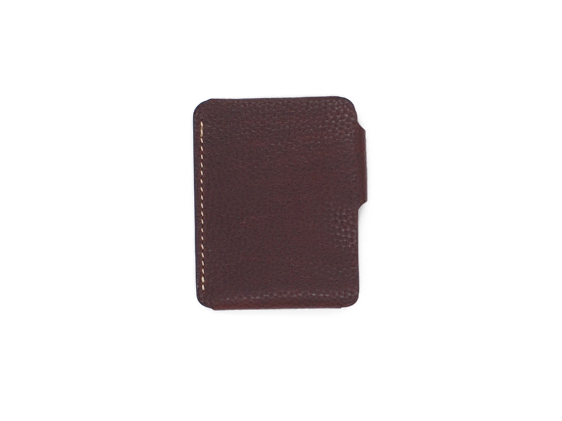 Sentry - Minimalist Wallet In Pebbled Burgundy