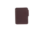 Sentry - Minimalist Wallet In Pebbled Burgundy