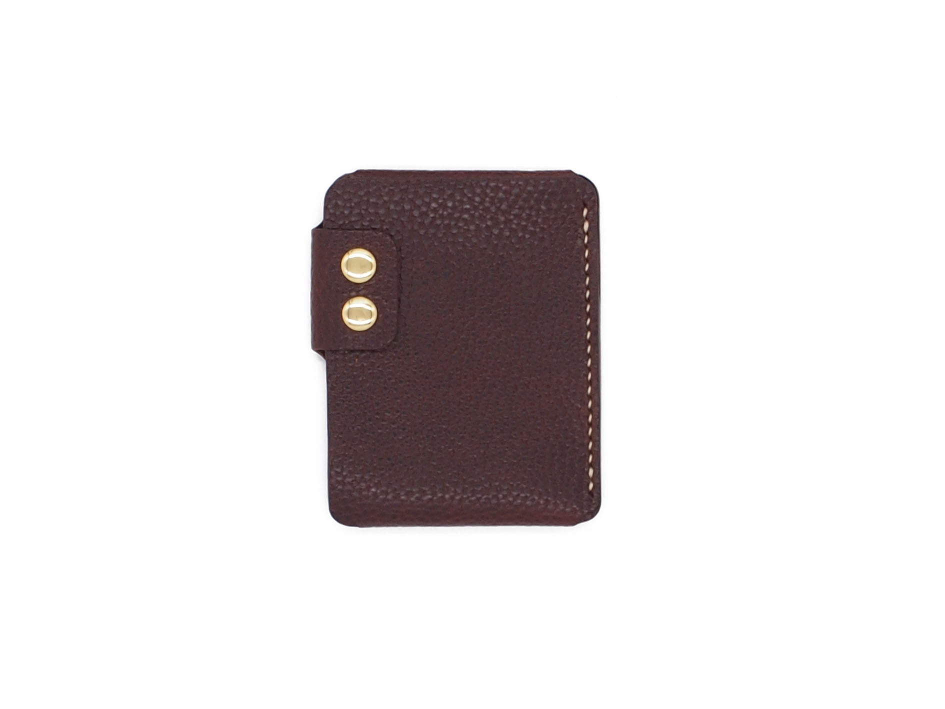 Sentry - Minimalist Wallet In Pebbled Burgundy
