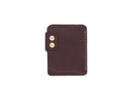 Sentry - Minimalist Wallet In Pebbled Burgundy