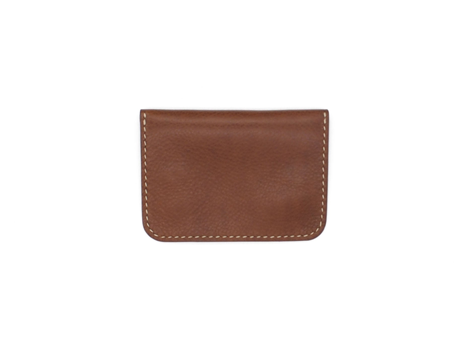 Utility Pocket - Snap Pouch Wallet In Pebbled Brown