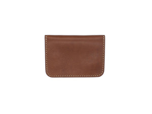 Utility Pocket - Snap Pouch Wallet In Pebbled Brown