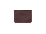 Utility Pocket - Snap Pouch Wallet In Pebbled Burgundy