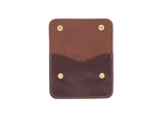 Utility Pocket - Snap Pouch Wallet In Pebbled Burgundy