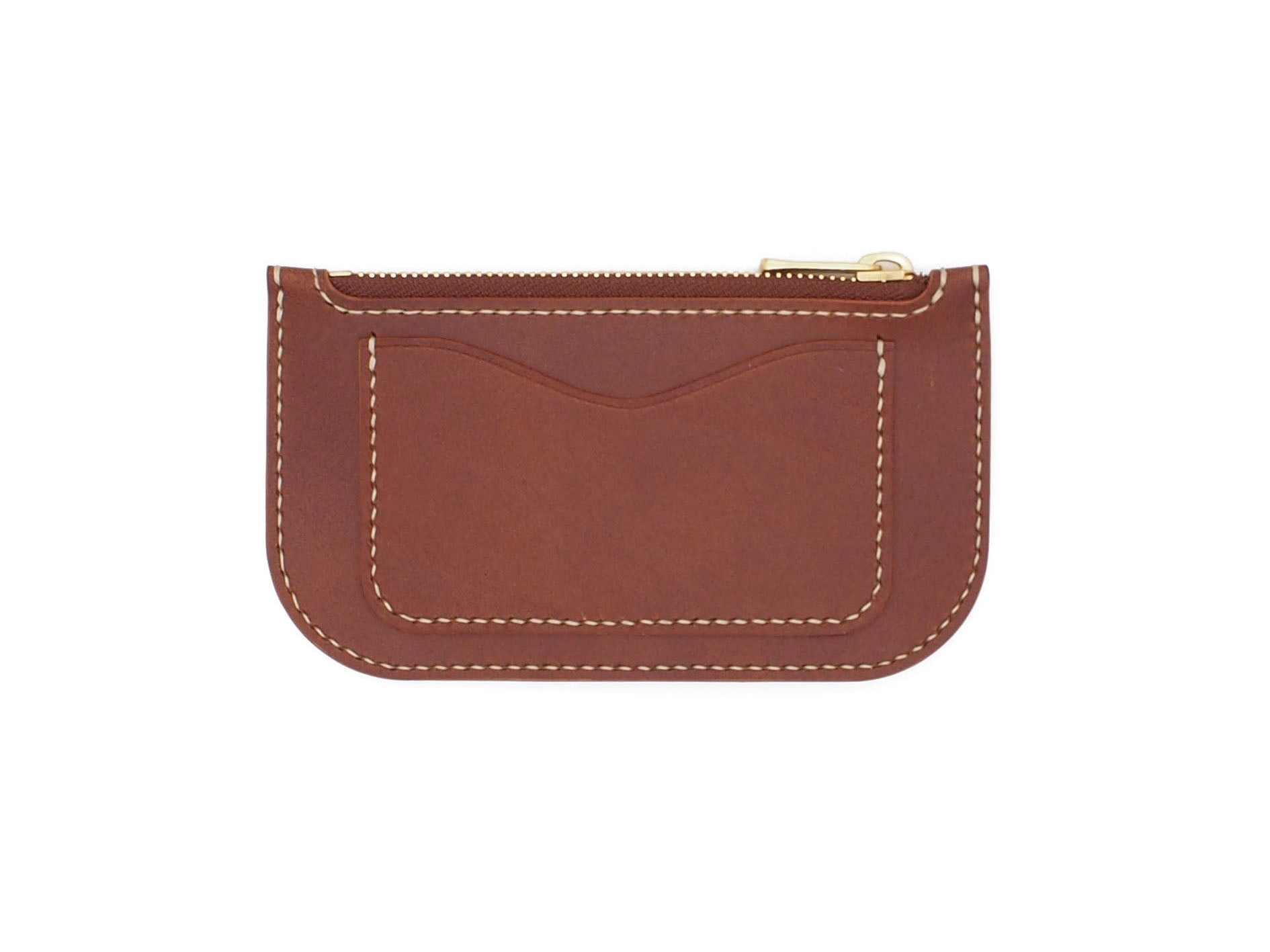 Alice - Zip Wallet In Whiskey Buttero