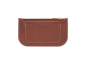 Alice - Zip Wallet In Whiskey Buttero